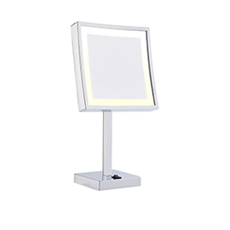 Lighted standing mirrors